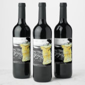 Alte Apfel Weinetikett (Flaschen)