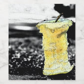 Alte Apfel Weinetikett (Einzelnes Label)