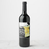 Alte Apfel Weinetikett (Vorderseite)