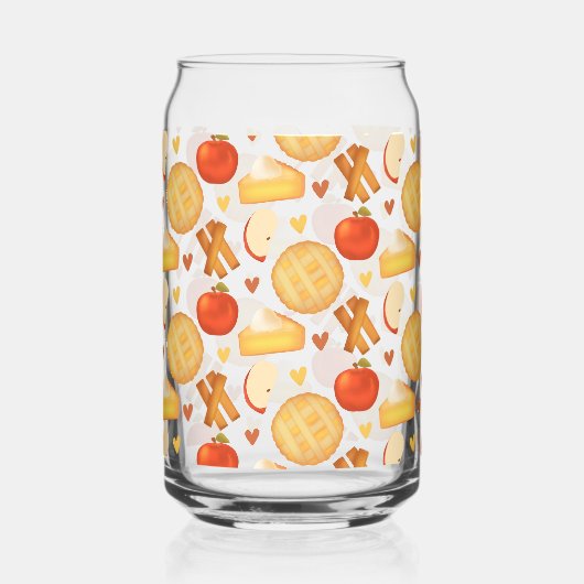 Alte Apfelkuchen und Zutaten Dosenglas (Vorderseite)