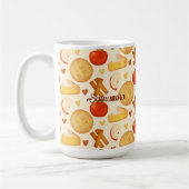 Alte Apfelkuchen und Zutaten Kaffeetasse (Links)