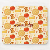 Alte Apfelkuchen und Zutaten Mousepad (Vorne)