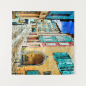 Alte Architektur Kunst Wandteppich (Vorderseite (Horizontal))