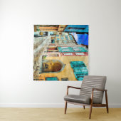 Alte Architektur Kunst Wandteppich (Beispiel (Horizontal))