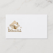 Alte Art-Baseball-T - Shirts und Geschenke Visitenkarte (Rückseite)