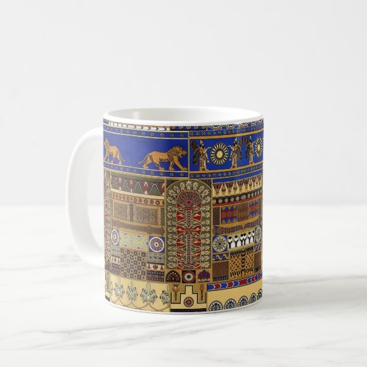 Alte Assyria-Tasse Kaffeetasse (Vorderseite Links)