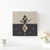 Alte Assyrie Quadratische Wanduhr (Zuhause)