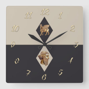 Alte Assyrie Quadratische Wanduhr