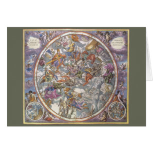 Alte Astronomie, Karte der christlichen Sternbilde