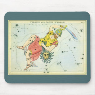 Alte Astronomie, Perseus und Caput Medusa Mousepad