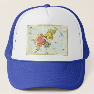Alte Astronomie, Perseus und Caput Medusa Truckerkappe