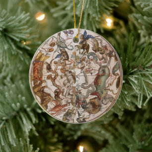 Alte Astronomie, Sternbilder des Südhimmels Keramikornament