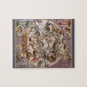 Alte Astronomie, Sternbilder des Südhimmels Puzzle