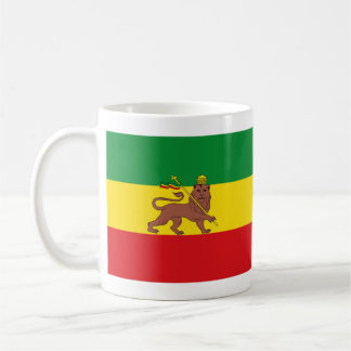 Alte äthiopische Flagge Kaffeetasse