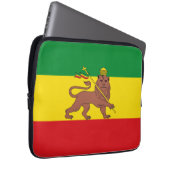 Alte äthiopische Flagge Laptopschutzhülle (Vorne Rechts)