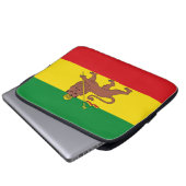 Alte äthiopische Flagge Laptopschutzhülle (Vorne Knopf)