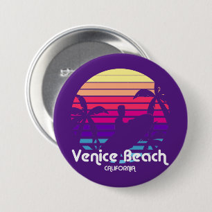 Alte Aufnahme von Venice Beach, Kalifornien bei So Button