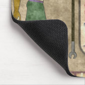 Alte Außerirdische Mousepad (Ecke)