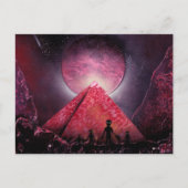 Alte Außerirdischen Postkarte (Vorderseite)