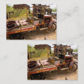 Alte Auto-Visitenkarten Visitenkarte (Vorne/Hinten)