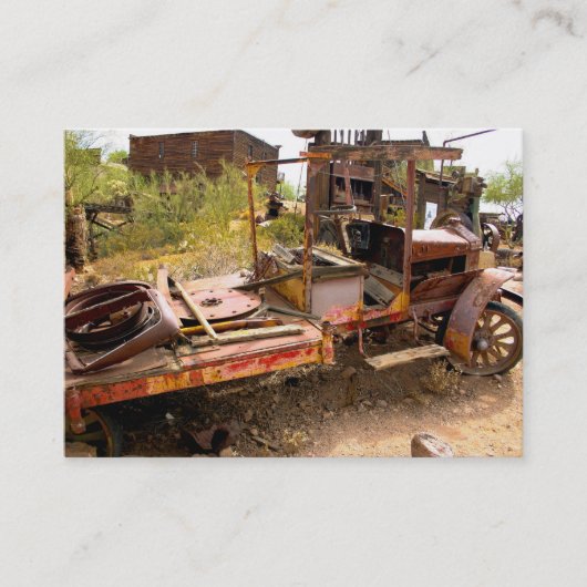 Alte Auto-Visitenkarten Visitenkarte (Vorderseite)