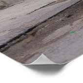 Alte Autos auf den Straßen von Havanna Poster (Ecke)