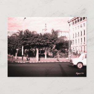 Alte Autos Gebäude Algerien Algier Postkarte
