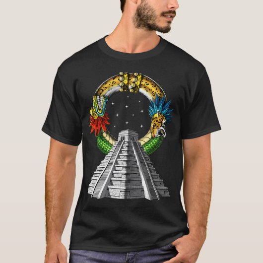 Alte Aztekenpyramide T-Shirt (Vorderseite)