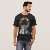Alte Aztekenpyramide T-Shirt (Vorne ganz)