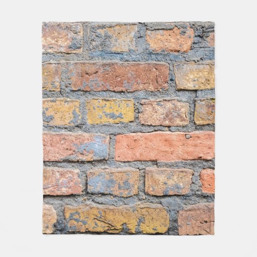 Alte Background-Architektur aus Ziegelstein Fleecedecke (Vorderseite)
