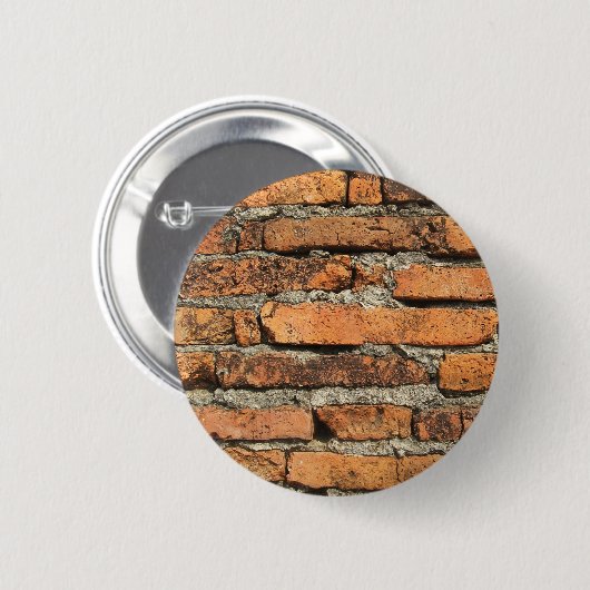 Alte Backsteinmauer Button (Vorne & Hinten)