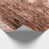 Alte Backsteinmauer Geschenkpapier (Ecke)