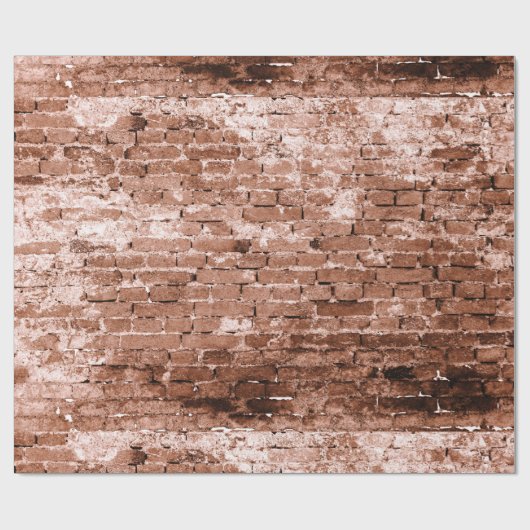 Alte Backsteinmauer Geschenkpapier (Flach)