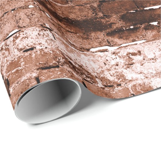 Alte Backsteinmauer Geschenkpapier (Rolleneckpunkt)