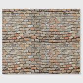 Alte Backsteinmauer Geschenkpapier (Flach)