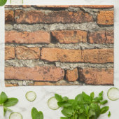 Alte Backsteinmauer Handtuch (Gefaltet)