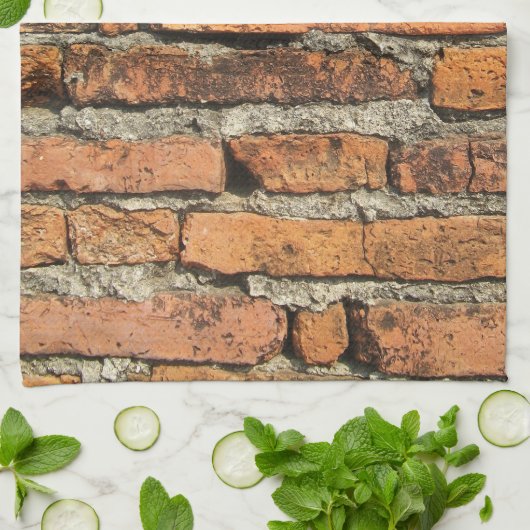 Alte Backsteinmauer Handtuch (Gefaltet)