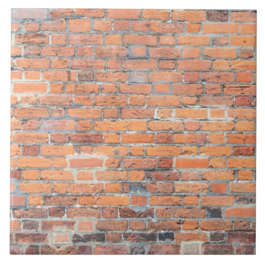 Alte Backsteinwandbeschaffenheit Fliese (Vorderseite)