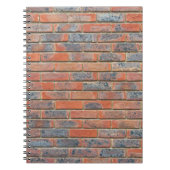 Alte Backsteinwandbeschaffenheit Notizblock (Vorderseite)