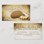 Alte Bagel Shop-Treuekarte Treuekarte (Vorne/Hinten)