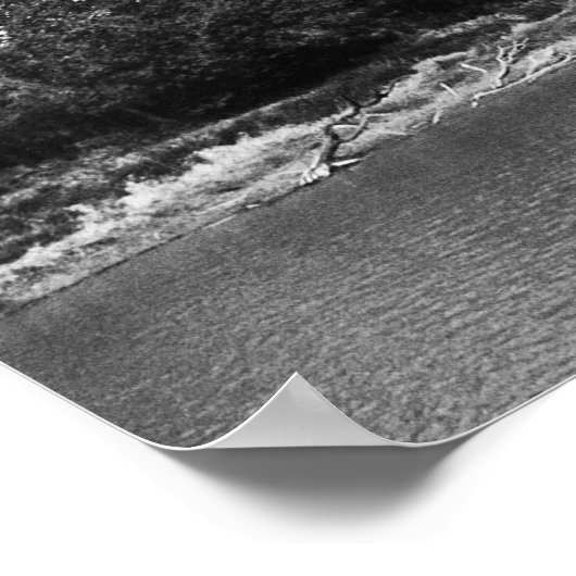 Alte Bahnbrücke über den Blue River Poster (Ecke)