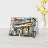 ALTE BAHNHOF UK KARTE (Gelbe Blume)