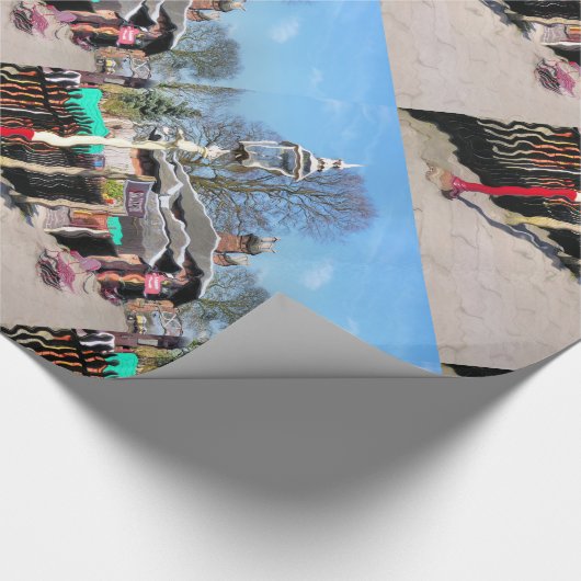 ALTE BAHNHÖFE GESCHENKPAPIER (Ecke)