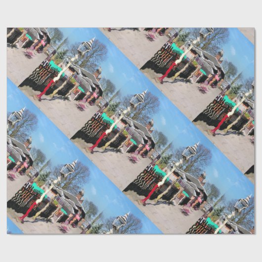 ALTE BAHNHÖFE GESCHENKPAPIER (Flach)