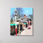 ALTE BAHNHÖFE LEINWANDDRUCK (Vorderseite)