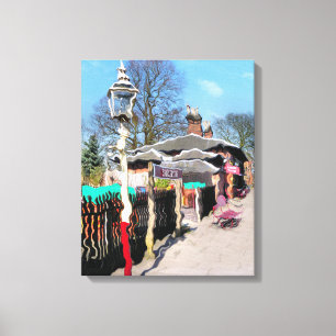 ALTE BAHNHÖFE LEINWANDDRUCK