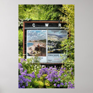 ALTE BAHNHOFSSCHILDER POSTER