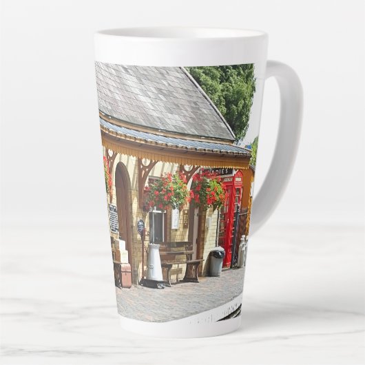 ALTE BAHNSTATION KAFFEE-TASSE MILCHTASSE (Rechte Ecke)