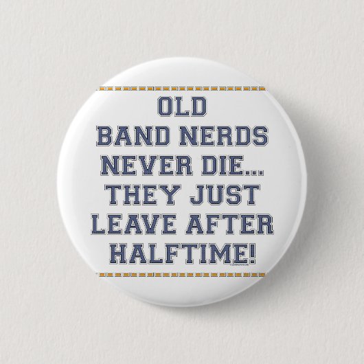 Alte Band-Nerds Button (Vorderseite)