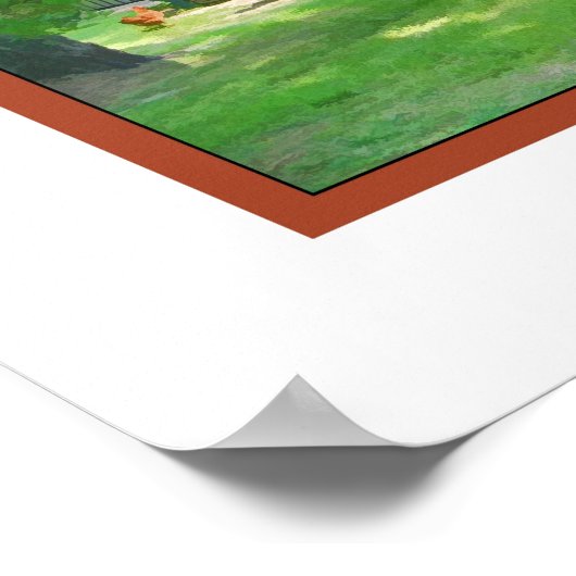 Alte Bardruckerei oder Plakat (Ecke)